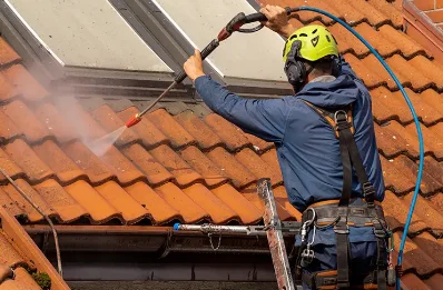 Démoussage et hydrofuge de toiture à Vaux